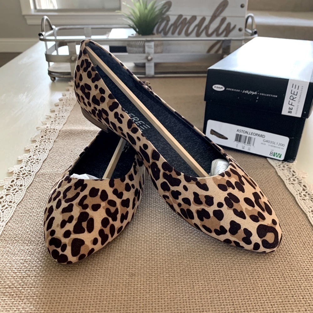 Dr. Scholl’s Leopard Flat Size 8w
